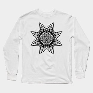 Flower Mandala Long Sleeve T-Shirt